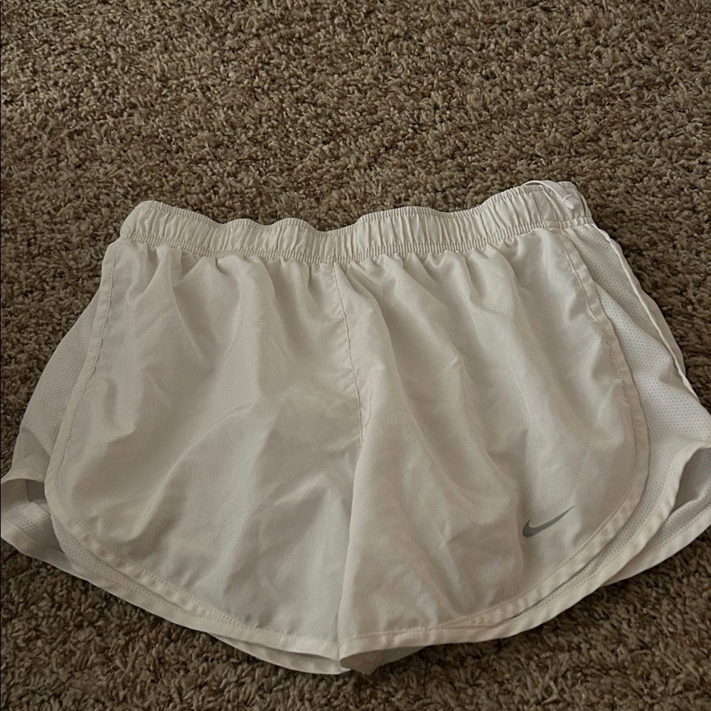 Nike Women's White Athletic Shorts